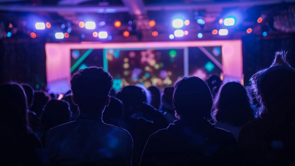 crowd at concert