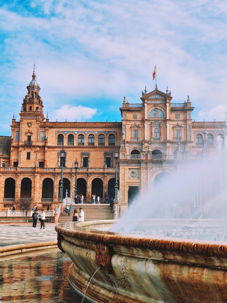 stunning architectural view of plaza de espana
