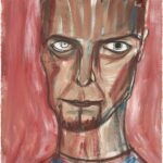 Autorretrato raro de David Bowie com as próprias marcas das mãos vai a leilão em Londres
